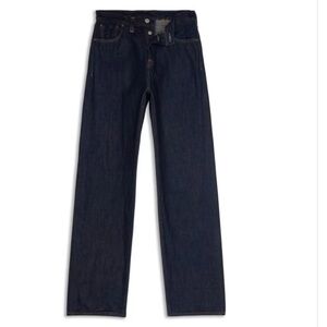 Levi's Original Men’s 501 Blue Relaxed Fit Jeans Premium Denim